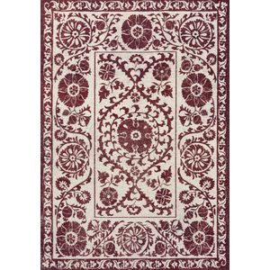Louis de Poortere Antiquarian Suzani Zephyr 9734 vloerkleed - maat 200 x 280 cm