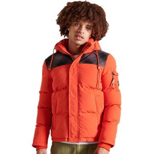 SUPERDRY Quilted Everest Jas Mannen Oranje - Maat L