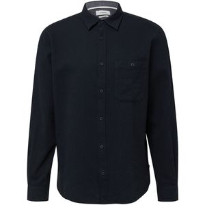 s.Oliver - Overhemd - Zwart - Lange Mouwen - Met Borstzak