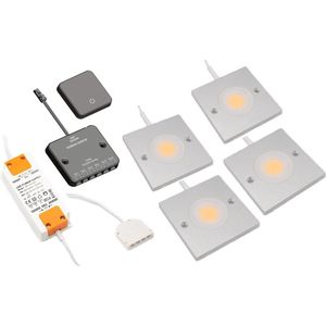 LED kastverlichting Alina complete set van 4 spots