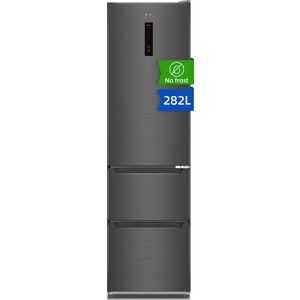 CHiQ CID282NEIBE - Koel-vriescombinatie - 282 Liter - No Frost - Met Display - 37 dB - Energieklasse E - 12 jaar garantie op compressor