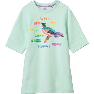 Daver sweat dress 52 Solid sweat with artwork Fly with me Blue: 98/3T