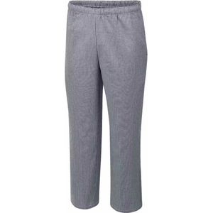Professional Unisex koksbroek, 100% katoen, maat XL, zwart/wit geruit 100% popeline katoen