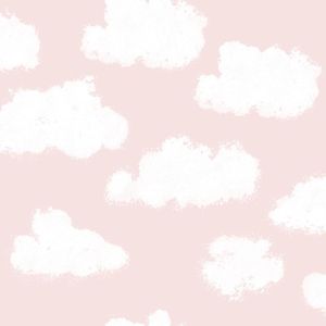 INGK Behang - Puck & Rose - Kinderbehang - Wolk Roze