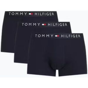 TH - Heren Boxershorts 3-Pack – Geribbelde Stof – Donkerblauw – Stretchkatoen - M