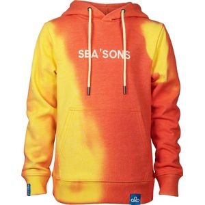 Sea`sons Trui Color Changing Hoodie Orange Yellow Mannen Maat - XL