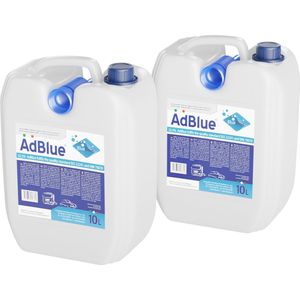 BlueBasic - Duo Pack - AdBlue - Aanbieding van 2x 10L Jerrycan met trechter