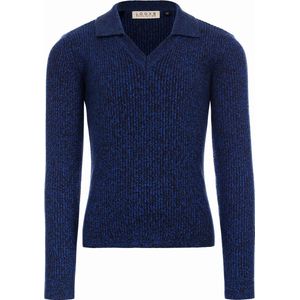LOOXS 10sixteen 2331-5320-150 Meisjes Sweater/Vest - Maat 116 - Blauw van 50% RAYON 22% NYLON 28% POLYESTER
