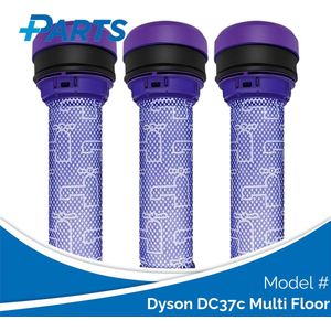 Dyson DC37c Multi Floor Filter Set van Plus.Parts® geschikt voor Dyson - 3 stuks