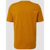 s.Oliver Shirt  goudgeel / zwart