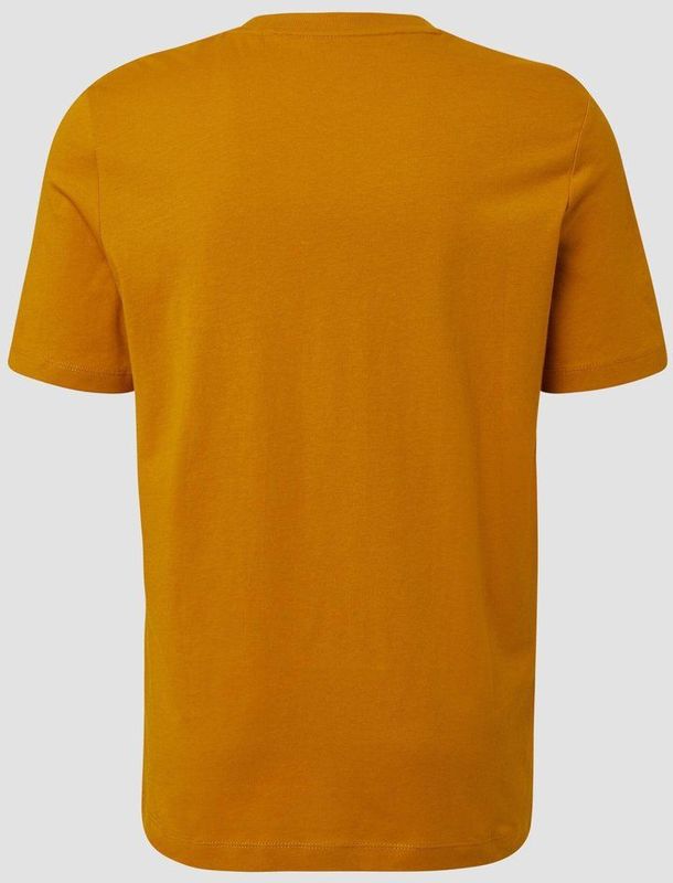 s.Oliver Shirt  goudgeel / zwart