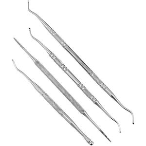 Manicureset Ingegroeide Teennagel Bestand en Lifter - Roestvrij Staal Pedicure Gereedschap