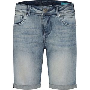 Ballin Amsterdam - Jongens Skinny fit Denim Jeans - Denim Green/Blue - Maat 6