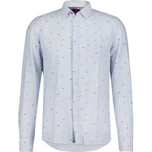 New Zealand Auckland - Lumsden - Overhemd - Lichtblauw - Regular-fit