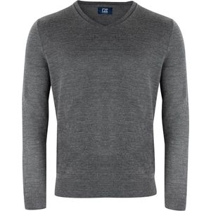 Cutter & Buck Vernon V-neck Heren 355432 - Antraciet Melange - S
