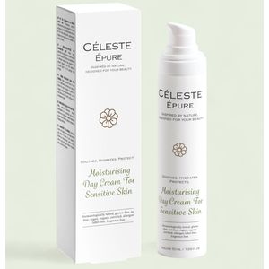 Céleste Épure – Dagcrème voor de Gevoelige Huid – Kalmerend, Parfumvrij, Vegan, Natuurlijk Gecertificeerd – 50 ml – Moisturising Day Cream for Sensitive Skin