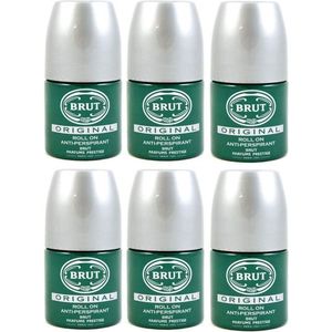 Brut Original Deo Roller - Voordeelverpakking 6 x 50 Ml