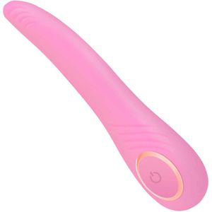 Cupitoys® Vibrator met tong - 18,9cm - Lichtroze - 12 standen - Vibrators voor vrouwen en mannen - Sex toys voor vrouwen en mannen