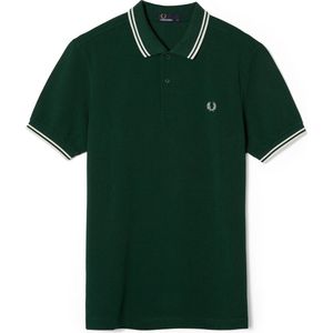 Fred Perry - Polo Groen 406 - Slim-fit - Heren Poloshirt Maat S