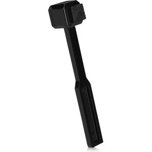 kwmobile stylus schoonmaakborstel - Voor het schoonmaken van naalden - Zacht en veilig - Antistatisch - Platenspeler accessoire - Zwart