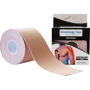 Kinesiology Tape - SportTape - Classic - Beige - Kinesiotape - Elastische tape - 5cm x 5m