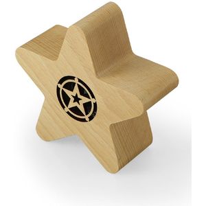 Massief houten Bluetooth-luidspreker Retro draadloze subwoofer Draagbare creatieve houten mini-luidspreker voor buiten - Model A5