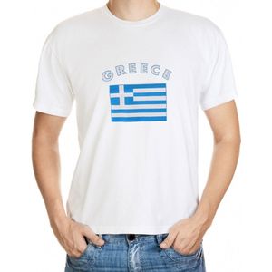 Greece t-shirt met vlag Xl