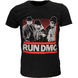Run DMC Gradient Bars Dip Dye / Mineral Wash T-Shirt - Officiële Merchandise