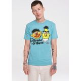 Logoshirt - T-Shirt - Sesamstraat - Ernie & Bert - Havin' Fun