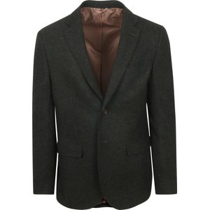 Suitable - Colbert - Donkergroen - Herringbone - Merinowol