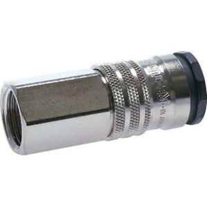 Staal/Vernikkeld Messing DN 10 Luchtkoppeling Snelkoppeling G 3/8 inch Binnendraad - CLS10-F-SBN-P-038