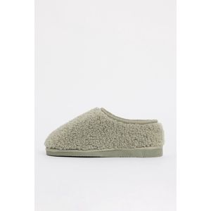 America Today Vera - Pantoffels - Halfhoog - Zachte Teddy Binnenvoering