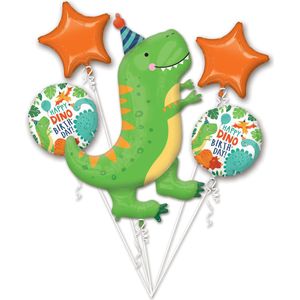 Helium Ballonnen Boeket Dinosaurus Dino-Mite | Leeg