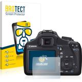 BROTECT - Screenprotector voor Canon EOS 1100D - Folie Beschermfolie Beschermglas transparant