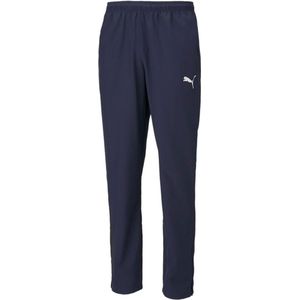 Puma Kinder Jogginghose Teamrise Sideline Pants Jr, Peacoatpuma White, 116, 657329