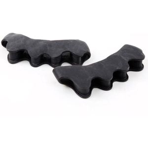 New Age Devi - Teencorrector voor Hallux Valgus - Grote teen - Zwart - 2 stuks