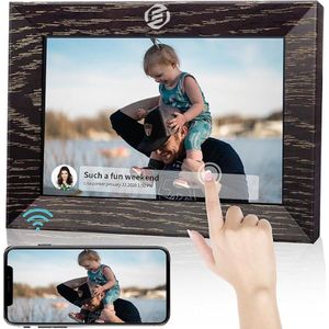 Equivera Digitale Fotolijst - 8 Inch - WiFi - 16GB - HD Touchscreen