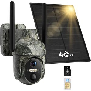 MKSS® Wildcamera met Nachtzicht - Buitencamera voor Buiten - Waterdicht - Wifi - 4K - Groen