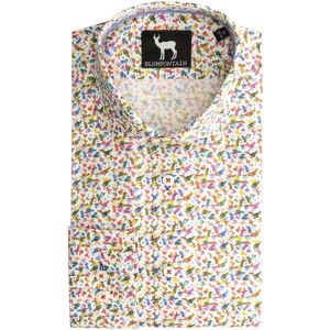 GENTS - Blumfontain print vruchten - Katoen - - Maat EU40/M