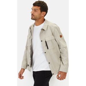 Camel Active - Zomerjas - Crème - Katoen - Kort Gesneden Parka