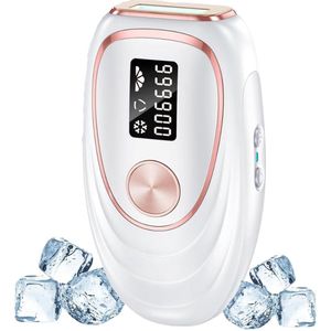 Laser Ontharingsapparaat - IPL Ontharing - Mannen & Vrouwen - Wit met Roze