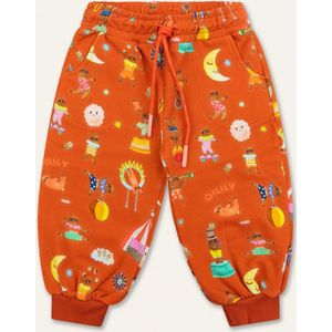 Oilily - Paw sweat pants - Oranje - 98/3T