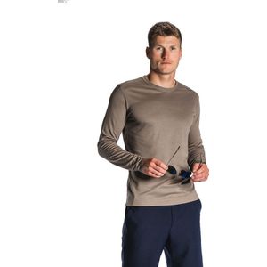FUSION TECHNICAL MERINO LS - Running top - Grijs - Heren - Maat M