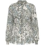 GUESS Blouse 'CLOUIS'  bruin / petrol / zwart / wit