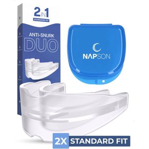 Napson® Snurkbeugel Duopack - 2x snurkbeugels - Anti Snurk Beugel voor mannen en vrouwen