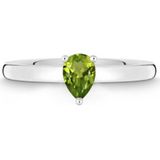 Quinn - Sorellina - Ring - Wit - Peridoot - 6x4mm - Druppelvorm