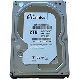 2 TB 3.5 inch SATA Harde Schijf - 7200 RPM Desktop & CCTV Opslag
