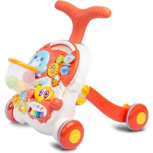 Looptrainer - Baby Walker - 2 in 1 - Oranje