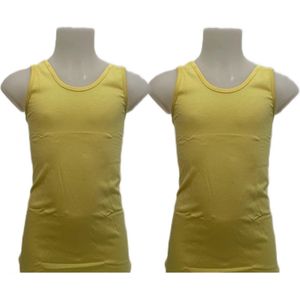 Embrator 2-stuks Jongens Hemdje geel maat 140/146