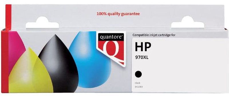 Quantore - Inktcartridge Alternatief - Zwart - 6 Stuks - Geschikt voor HP 970XL